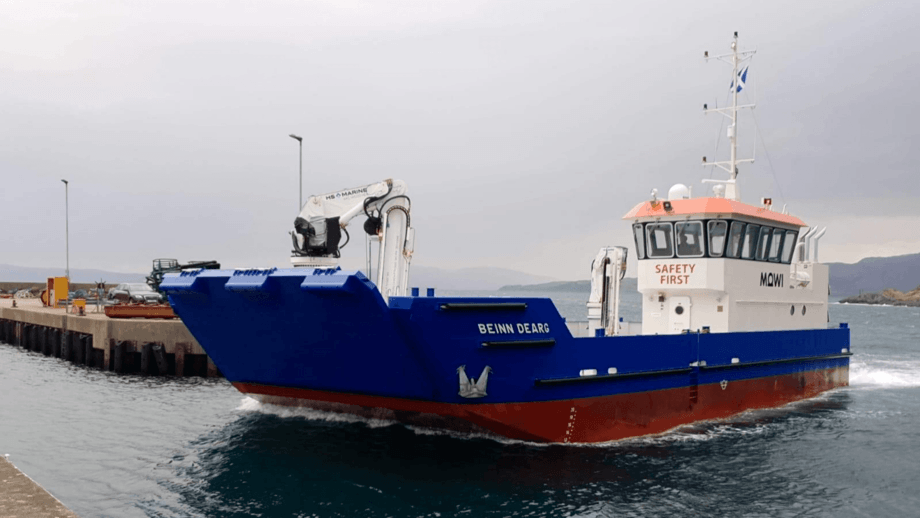 Nytt skip enormt viktig for Mowi Skotland flåten